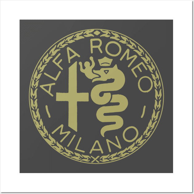 Alfa Romeo 1 Wall Art by Midcenturydave